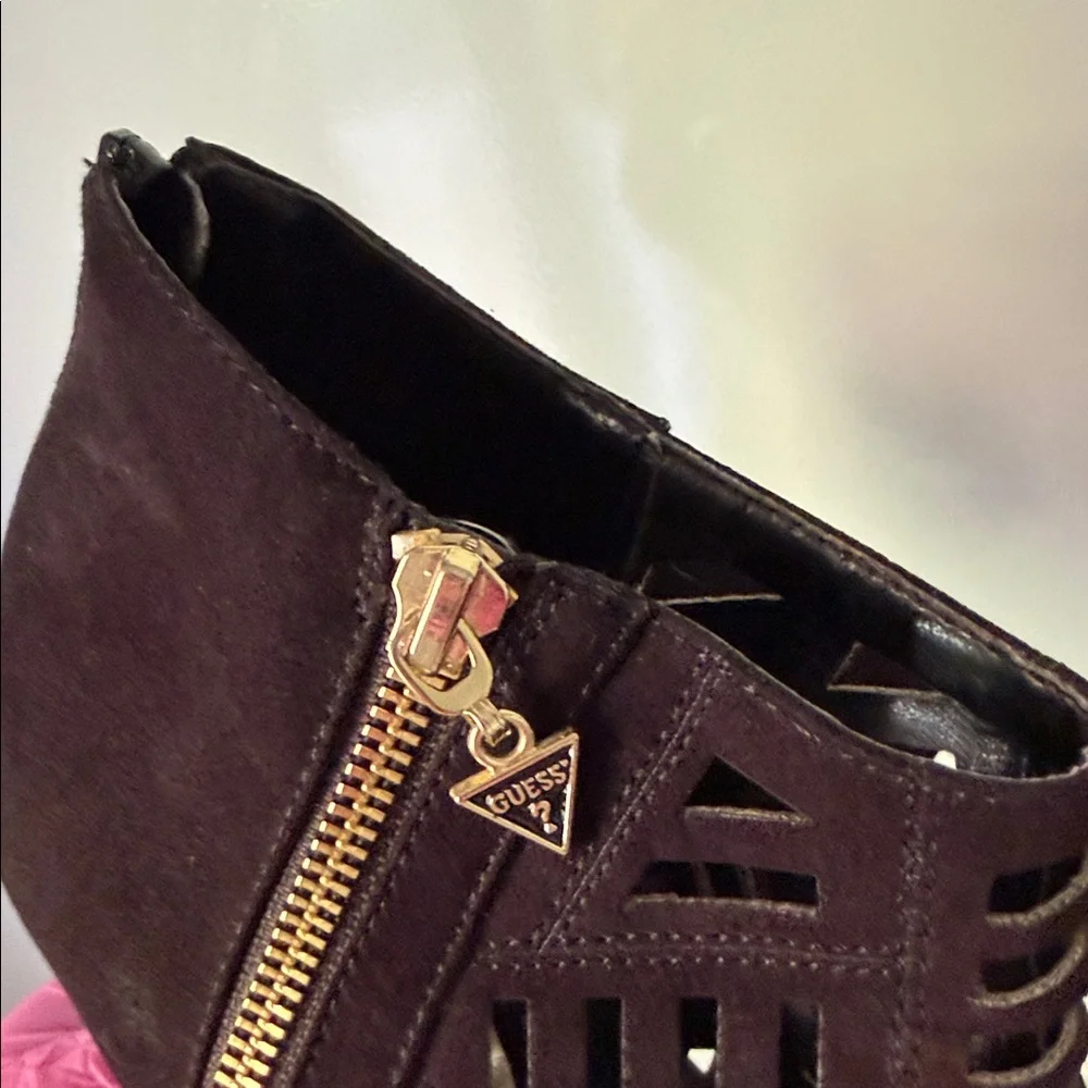 Guess Women's Black Cutout Heels - Picture 3 of 11